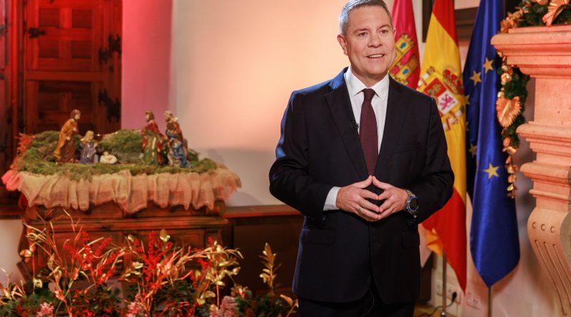 MENSAJE DE AÑO NUEVO DE GARCÍA-PAGE: «NO SEGUIRLE EL JUEGO A LOS QUE BUSCAN ENFRENTAMIENTO»